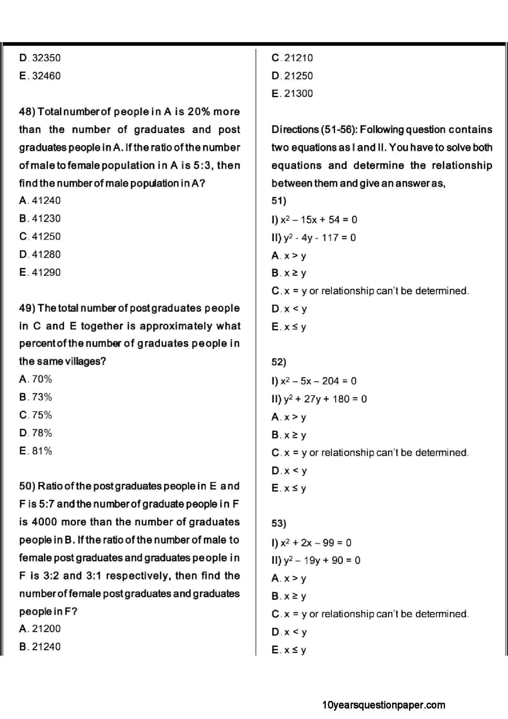 SBI PO Prelims Question Paper 2021 — page 11
