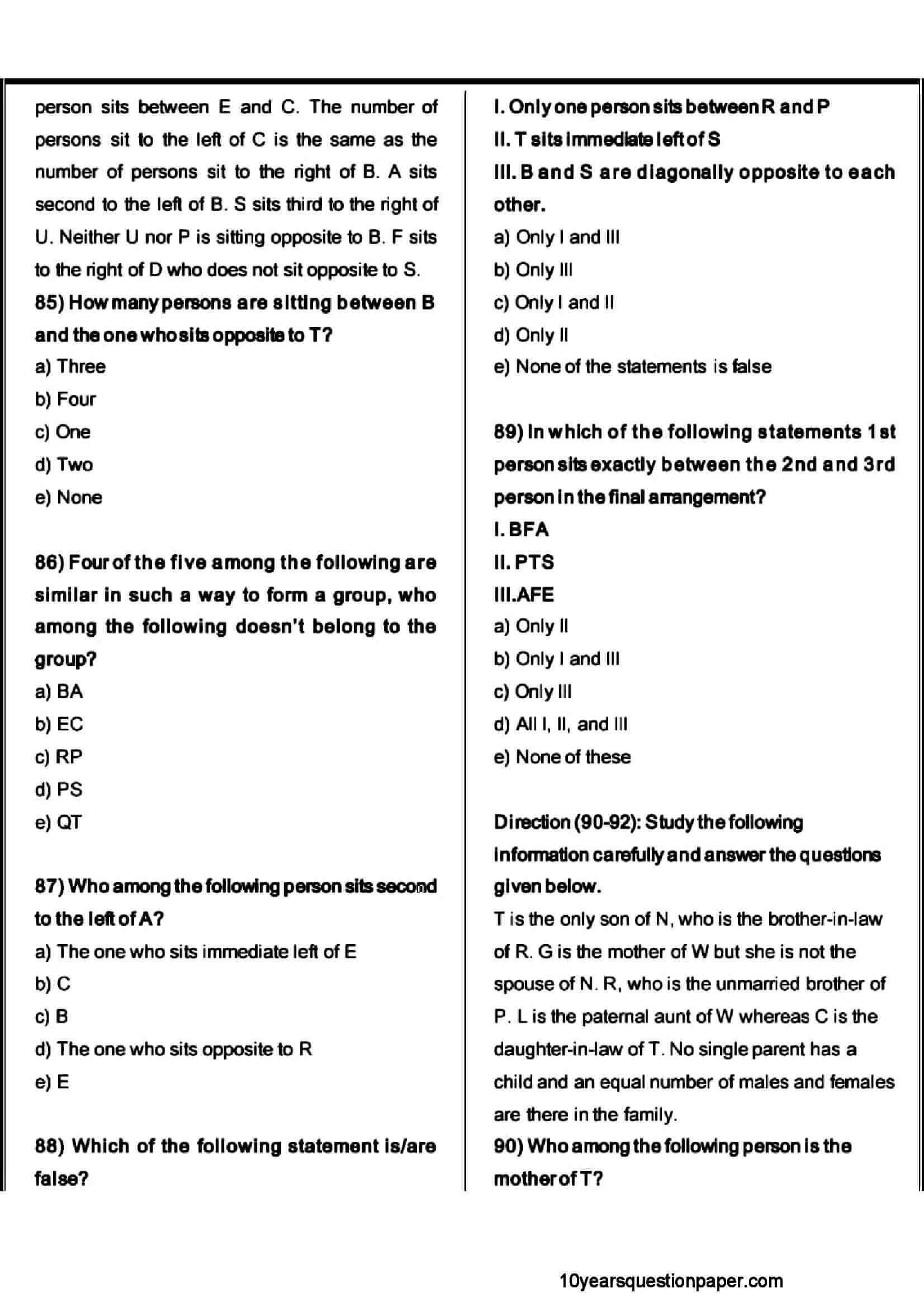 SBI PO Prelims Question Paper 2021 — page 18